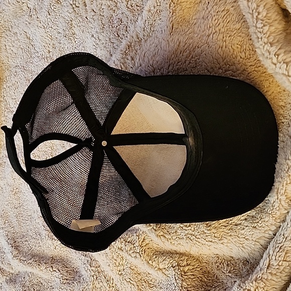 Messy Bun Black Cap - Picture 8 of 8